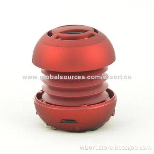 Hot Selling 3.5mm Portable Mini Bluetooth Hamburger Speakers with SIRI/Mic Function